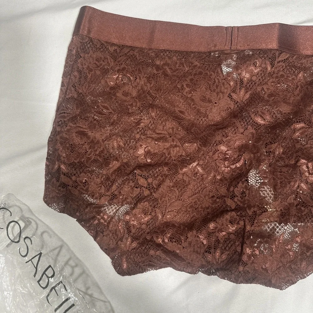 NWT Cosabella [ Men Small ] Never Say Never Lace Classic Trunk Brief T2232
